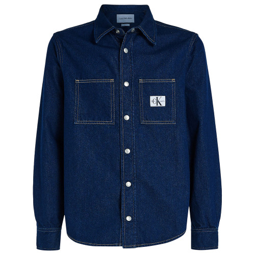 Calvin Klein Ανδρικό πουκάμισο Relaxed Linear Denim Shirt